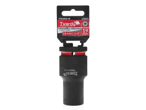 Nasadka udarowa długa 3/4" 6-kąt 19mm CR-MO
