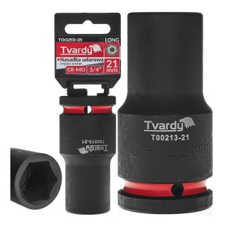 Nasadka udarowa długa 3/4" 6-kąt 21mm CR-MO