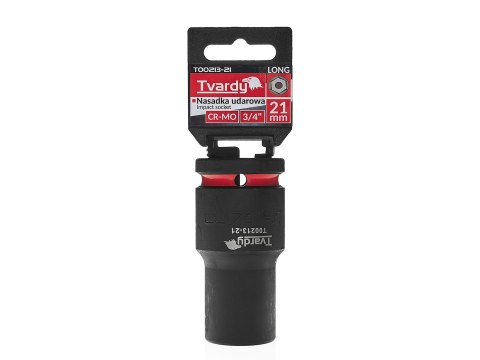 Nasadka udarowa długa 3/4" 6-kąt 21mm CR-MO