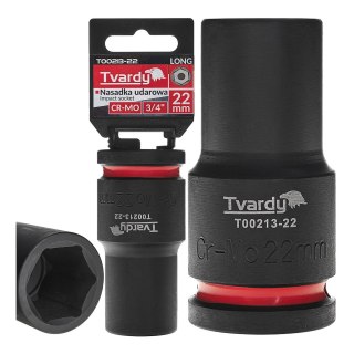 Nasadka udarowa długa 3/4" 6-kąt 22mm CR-MO