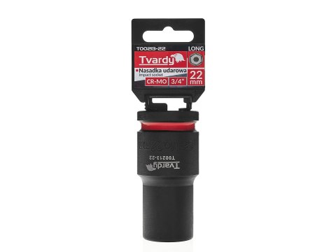 Nasadka udarowa długa 3/4" 6-kąt 22mm CR-MO