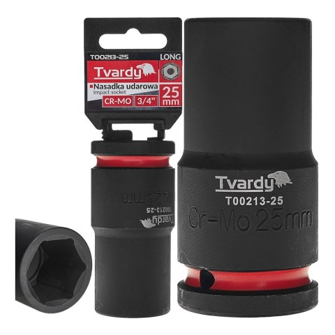 Nasadka udarowa długa 3/4" 6-kąt 25mm CR-MO