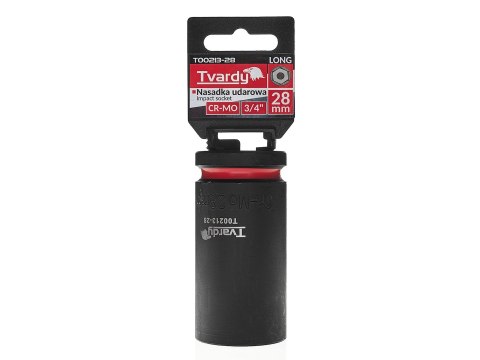 Nasadka udarowa długa 3/4" 6-kąt 28mm CR-MO