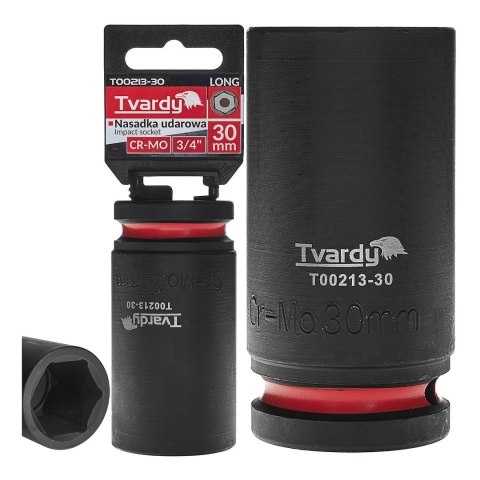 Nasadka udarowa długa 3/4" 6-kąt 30mm CR-MO