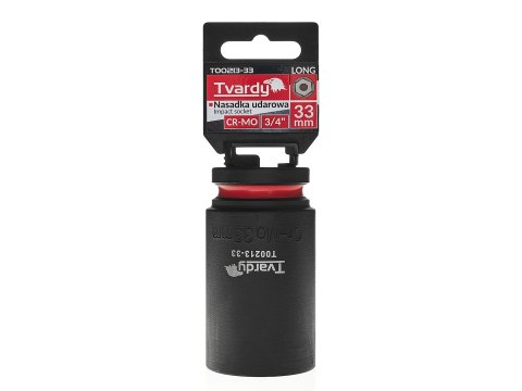 Nasadka udarowa długa 3/4" 6-kąt 33mm CR-MO
