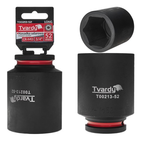 Nasadka udarowa długa 3/4" 6-kąt 52mm CR-MO