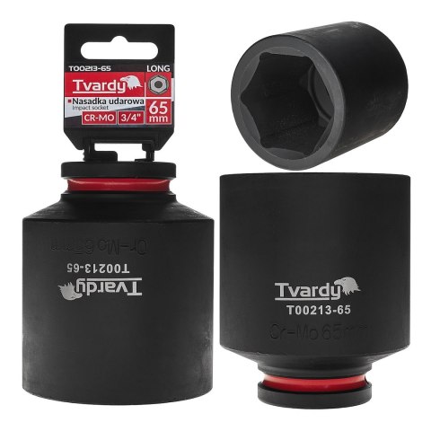 Nasadka udarowa długa 3/4" 6-kąt 65mm CR-MO