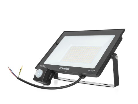 Naświetlacz LED 100W z czujnikiem ruchu - barwa biała neutralna 4500K