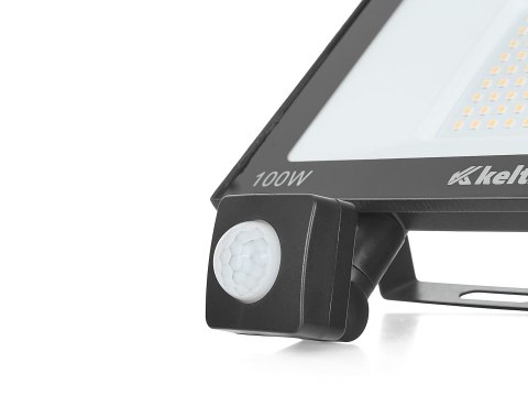 Naświetlacz LED 100W z czujnikiem ruchu - barwa biała zimna 6500K