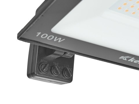 Naświetlacz LED 100W z czujnikiem ruchu - barwa biała zimna 6500K