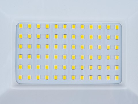 Naświetlacz LED 2x50W ze statywem budowlanym teleskopowym i przewodem - barwa biała zimna 6500K