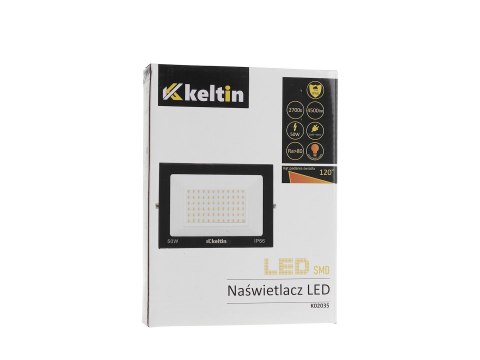 Naświetlacz LED 50W - barwa biała ciepła 2700K