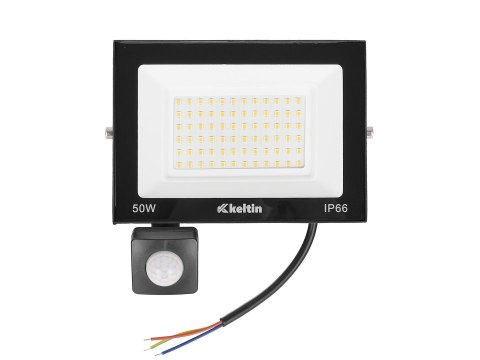 Naświetlacz LED 50W z czujnikiem ruchu - barwa biała ciepła 2700K