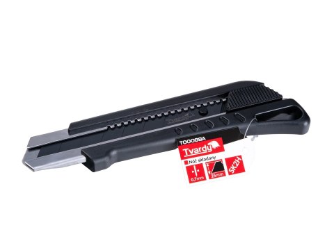 Nożyk do tapet 125x25x0.7mm SK2H TVARDY - kartonik wystawowy