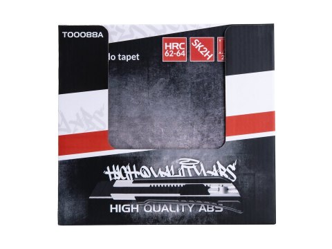 Nożyk do tapet 125x25x0.7mm SK2H TVARDY - kartonik wystawowy