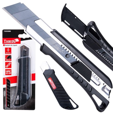 Nożyk do tapet 125x25x0.7mm SK2H TVARDY