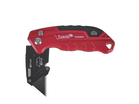 Nożyk składany FASTFOLD z ostrzem trapezowym 60x19x0.6mm SK2H TVARDY