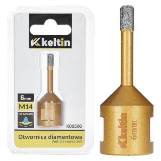 Otwornica diamentowa do gresu 6mm M14