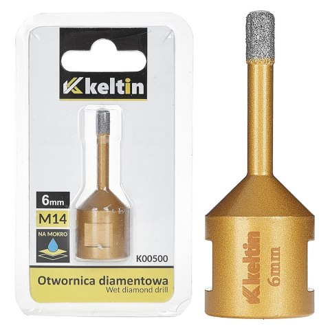 Otwornica diamentowa do gresu 6mm M14