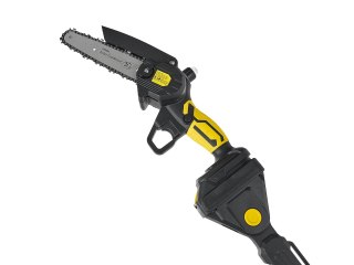 Piła łańcuchowa akumulatorowa 6" w walizce 2x2.0Ah 21V - zestaw XXL z wysięgnikiem teleskopowym 1.65-2.50m