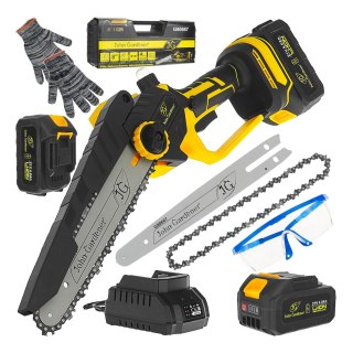Piła łańcuchowa akumulatorowa 8" w walizce 2x4.0Ah 21V - zestaw XXL