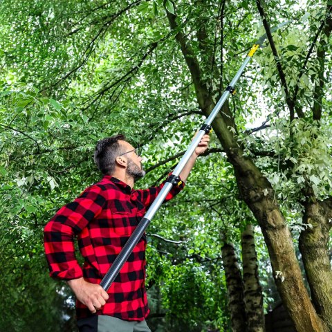 Piła z hakiem 36cm na trzonku teleskopowym 3,3m SK5