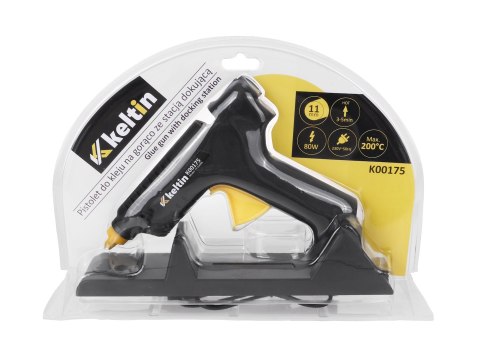Pistolet do kleju na gorąco bezprzewodowy ze stacją dokującą 80W 11mm