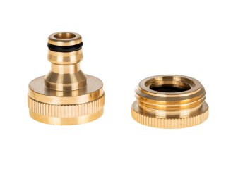 Przyłącze na kran 1" z redukcją 3/4" BRASS-LINE