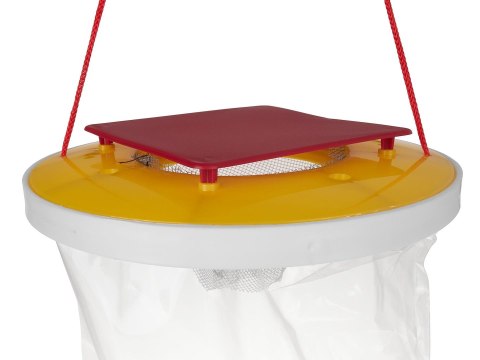 Pułapka z wabikiem na muchy i inne owady latające