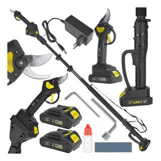 Sekator akumulatorowy 30mm w walizce 2x2.0Ah 21V z wysięgnikiem teleskopowym 1.65-2.50m