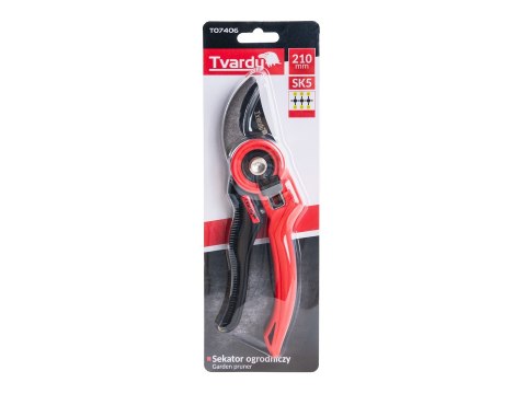 Sekator ogrodniczy z ostrzem mijającym 210mm SK5 PTFE
