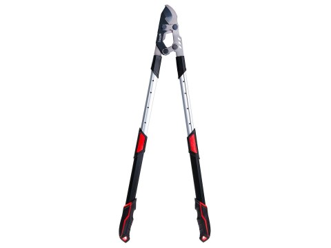 Sekator teleskopowy do gałęzi z przekładnią i ostrzem mijającym 730-970mm 65Mn PTFE