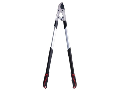 Sekator teleskopowy do gałęzi z przekładnią i ostrzem mijającym 730-970mm 65Mn PTFE