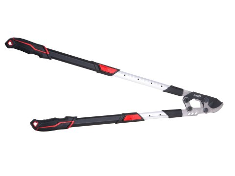 Sekator teleskopowy do gałęzi z przekładnią i ostrzem mijającym 730-970mm 65Mn PTFE