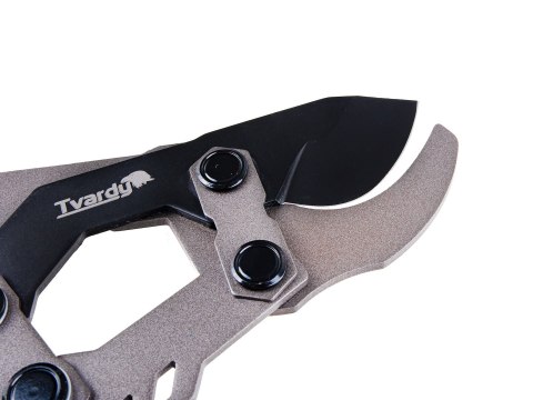 Sekator teleskopowy do gałęzi z przekładnią i ostrzem mijającym 730-970mm 65Mn PTFE