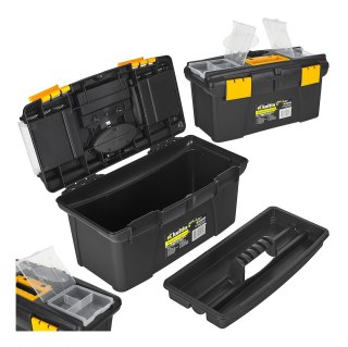 Skrzynka narzędziowa z organizerami plastikowa 12"