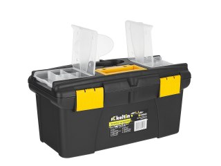Skrzynka narzędziowa z organizerami plastikowa 16"