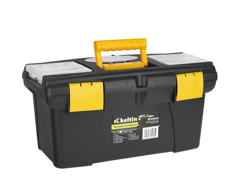 Skrzynka narzędziowa z organizerami plastikowa 19"