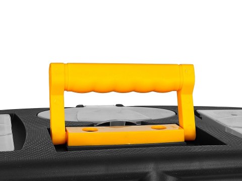 Skrzynka narzędziowa z organizerami plastikowa 19"