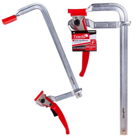 Ścisk zapadkowy kuty typu F 250x100mm
