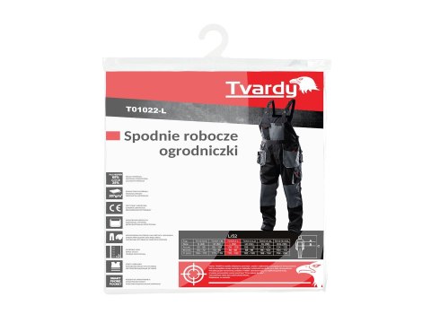 Spodnie robocze ogrodniczki TVARDY rozmiar L(52)