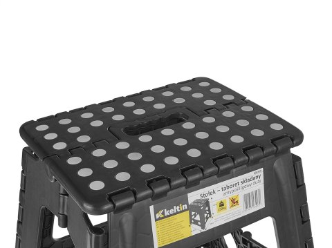 Stołek - taboret składany antypoślizgowy duży 39cm 150kg