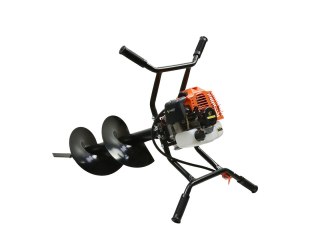 Świder spalinowy(2os.) wiertła(10cm,20cm,30cm) adapter 50cm