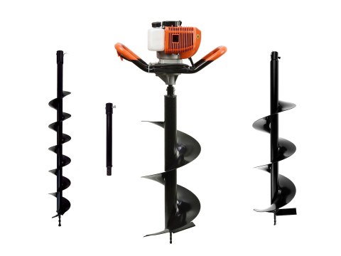 Świder spalinowy wiertła(10cm,20cm,30cm) adapter 50cm