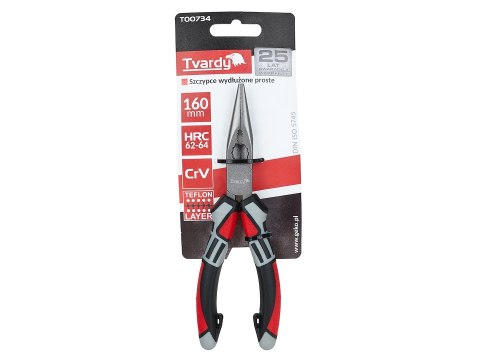 Szczypce wydłużone proste 160mm CrV