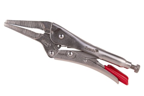 Szczypce zaciskowe morse'a - proste wydłużone szczęki - 225mm CrV