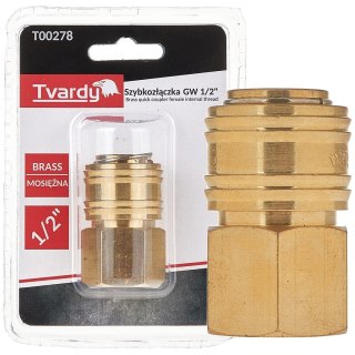 Szybkozłączka mosiężna GW 1/2" typ żeński (1/10/100)