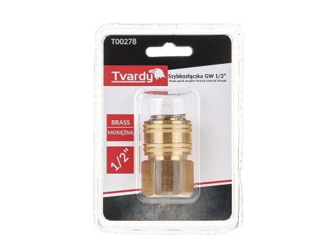 Szybkozłączka mosiężna GW 1/2" typ żeński (1/10/100)