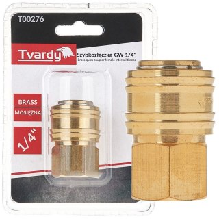 Szybkozłączka mosiężna GW 1/4" typ żeński (1/10/100)