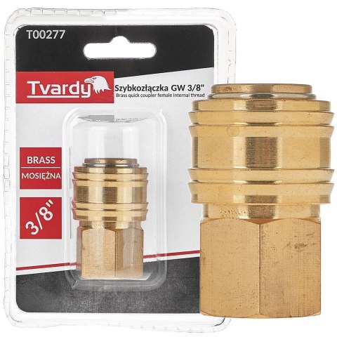 Szybkozłączka mosiężna GW 3/8" typ żeński (1/10/100)